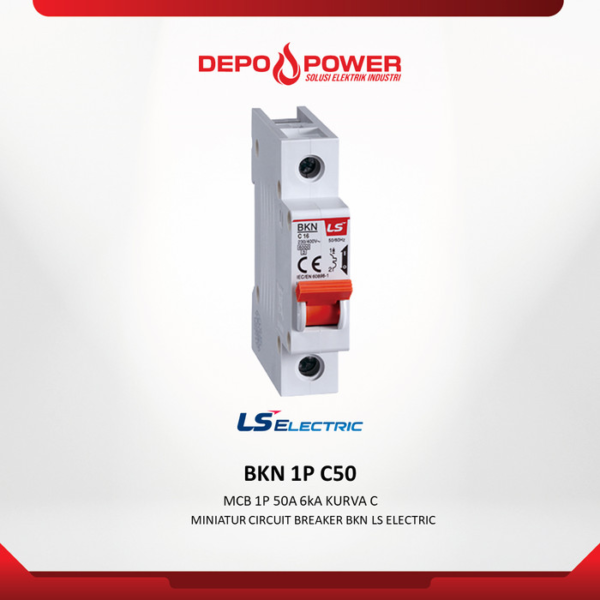 LS Electric MCB 1P 50A 6kA KURVA C BKN-1P-C50