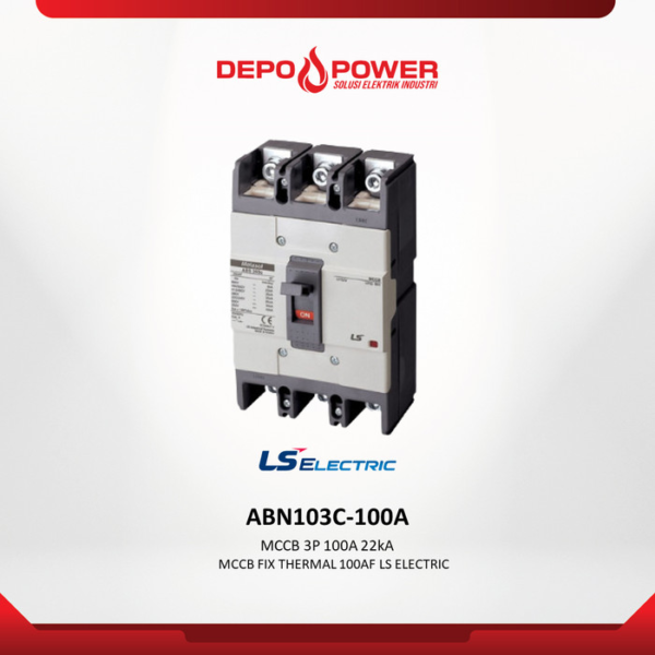 LS Electric MCCB 3P 100A 22kA ABN103C-100A