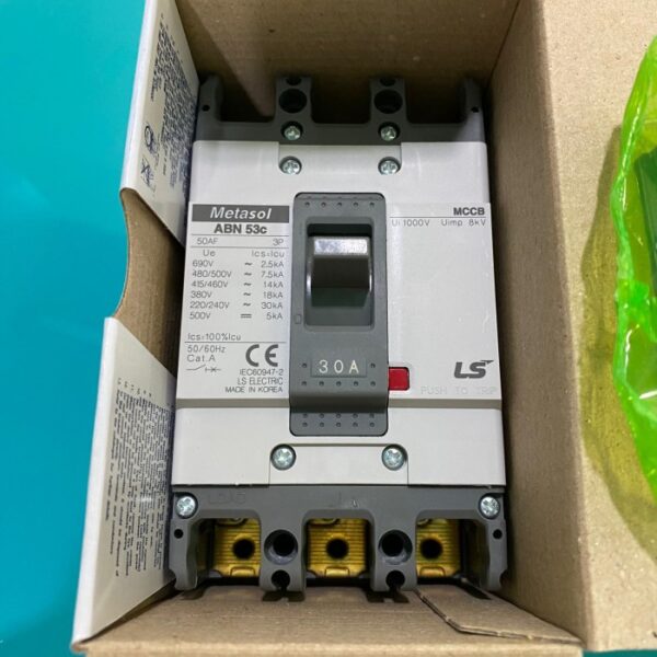 LS Electric MCCB 3P 30A 18kA ABN63C-30A - Image 4