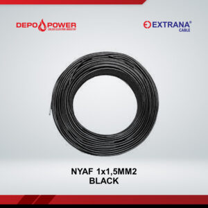 EXTRANA KABEL NYAF 1x1,5 MM BLACK