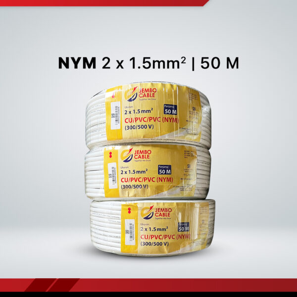 JEMBO CABLE NYM 2X1,5MM KABEL LISTRIK