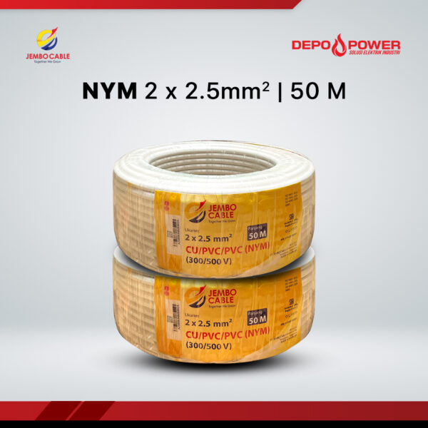 JEMBO CABLE NYM 2X2,5MM KABEL LISTRIK