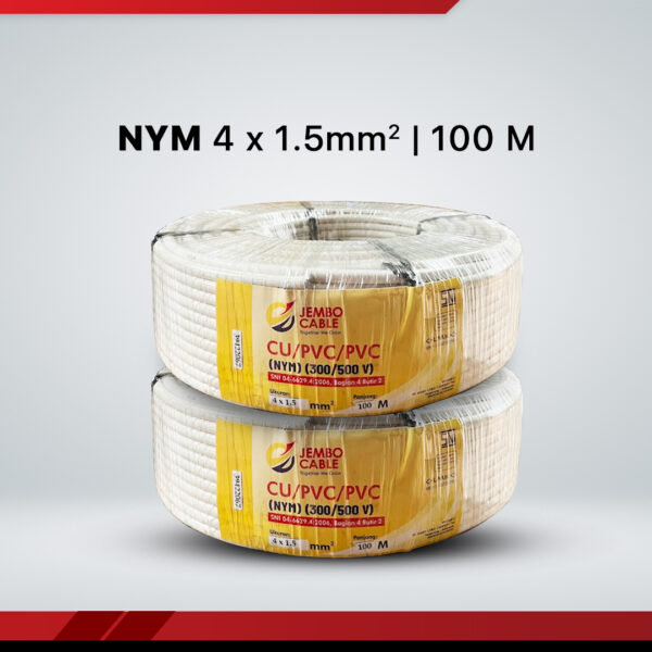 JEMBO CABLE NYM 4X1,5MM KABEL LISTRIK