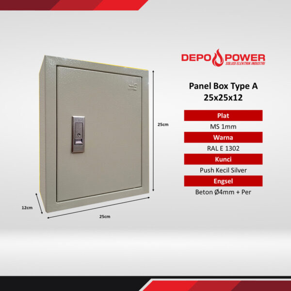 Panel Box Type A 25x25x12