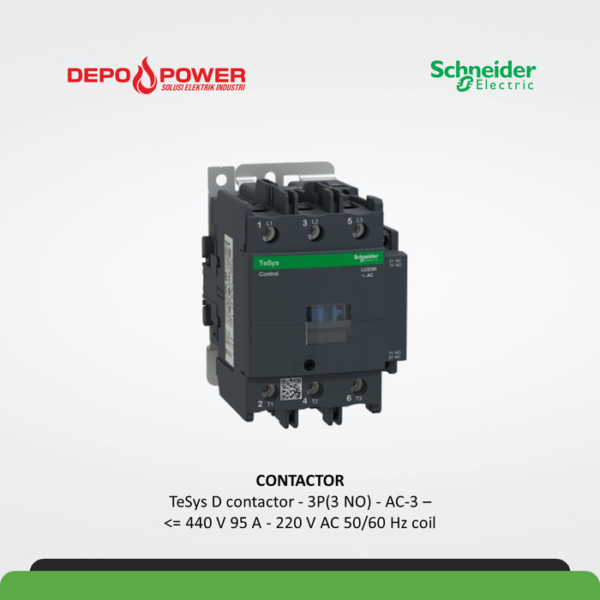 SCHNEIDER CONTACTOR LC1D95M7