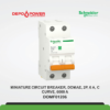 SCHNEIDER MINIATURE CIRCUIT BREAKER, DOMAE, 2P, 6 A, C CURVE, 6000 A DOMF01206