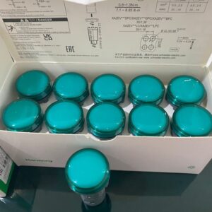 SCHNEIDER ROUND PILOT LIGHT XA2EVB3LC GREEN / WARNA HIJAU