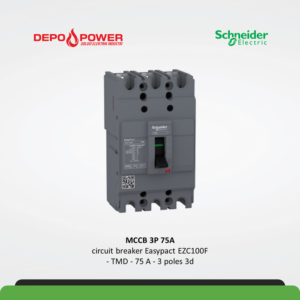 SCHNEIDER MCCB 3P 75A EZC100F3075