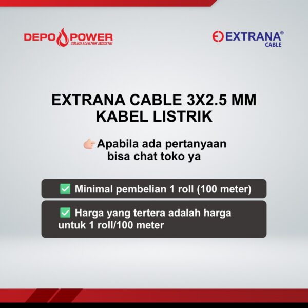 EXTRANA CABLE NYM 3X2,5MM - Gambar 2