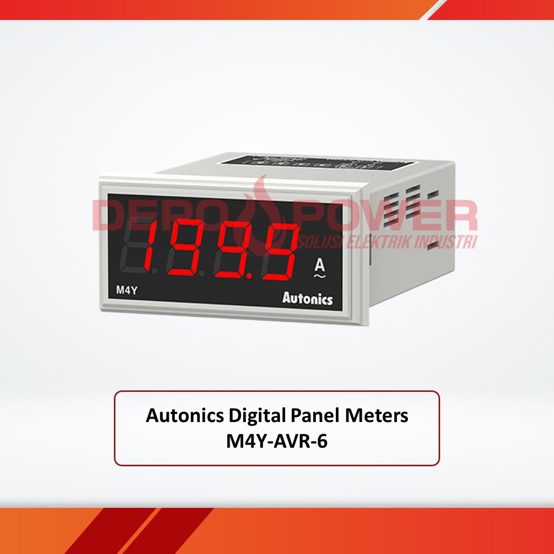 Autonics Digital Panel Meters M4Y-AVR-6
