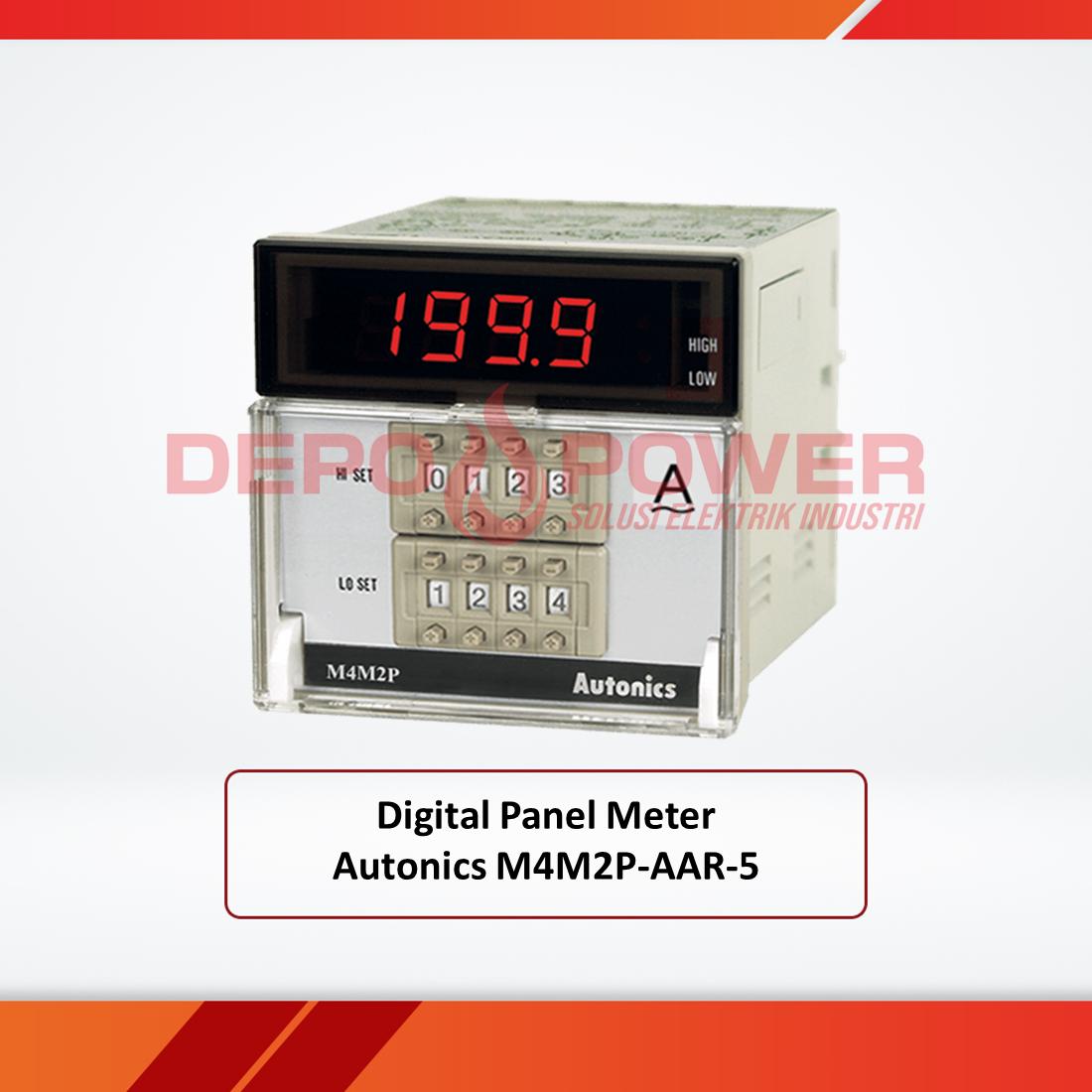 AUTONICS Digital Panel Meter M4M2P-AAR-5