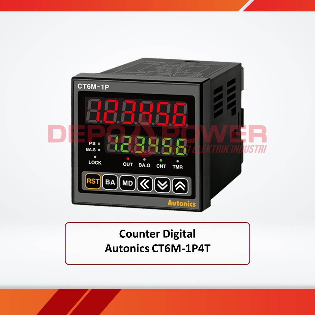 AUTONICS Counter Digital CT6M-1P4T