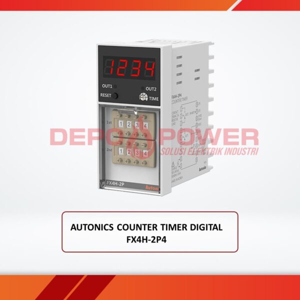 AUTONICS COUNTER TIMER DIGITAL  FX4H-2P4