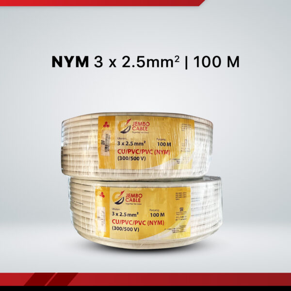 JEMBO CABLE NYM 3x2,5MM KABEL LISTRIK