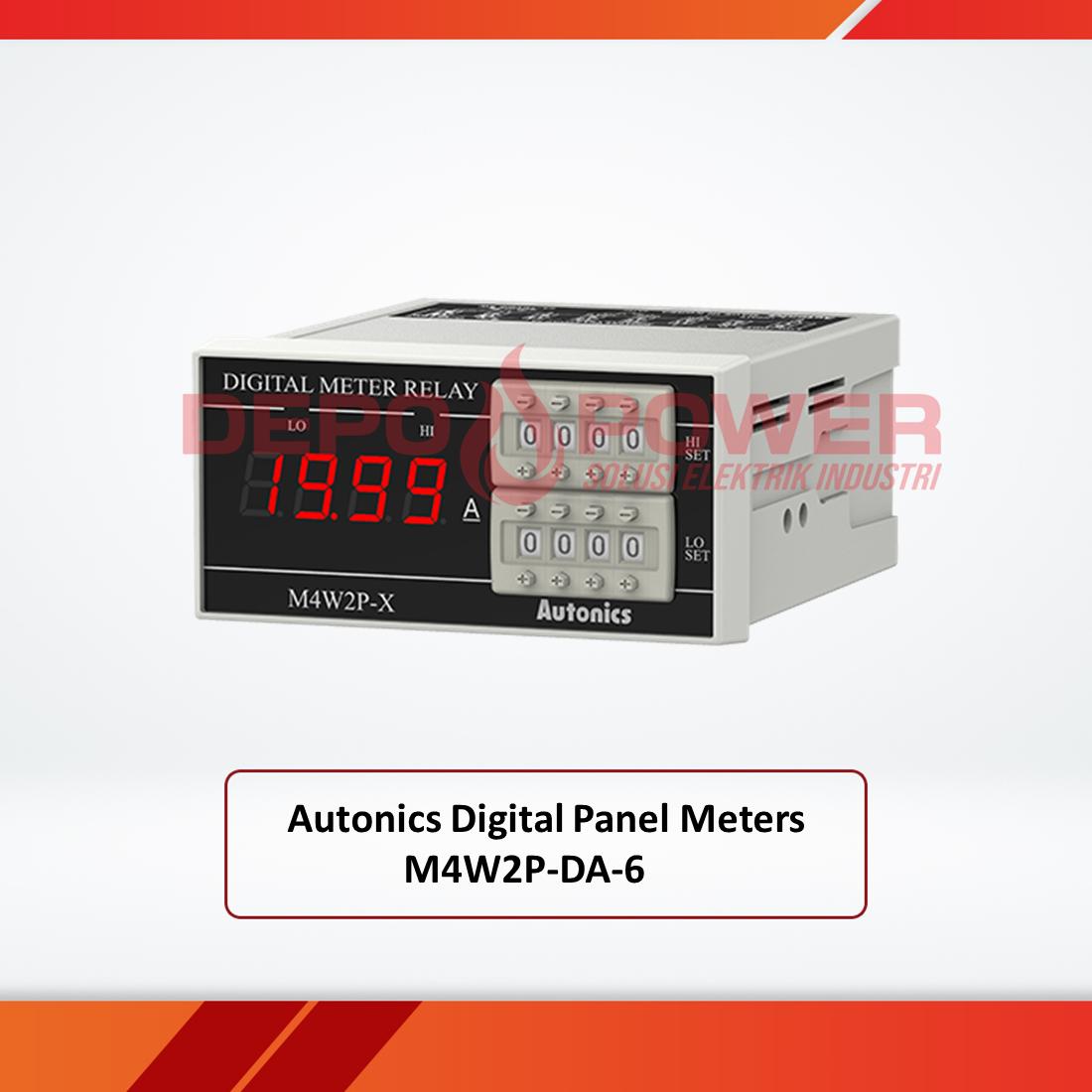 Autonics Digital Panel Meters M4W2P-DA-6