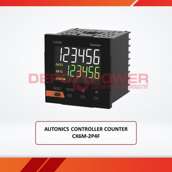 AUTONICS CONTROLLER COUNTER CX6M-2P4F