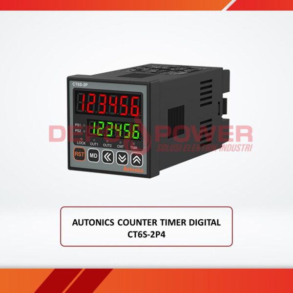 AUTONICS COUNTER TIMER DIGITAL CT6S-2P4