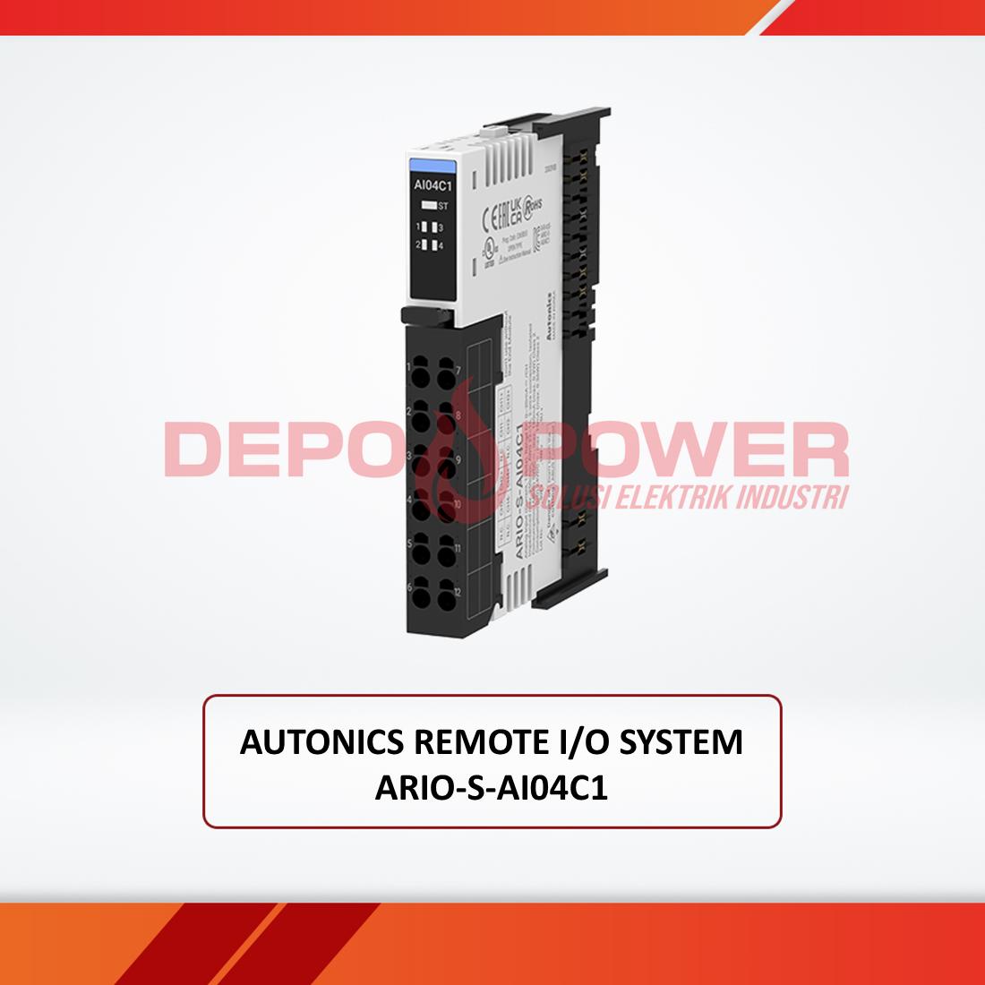 AUTONICS REMOTE I/O SYSTEM ARIO-S-AI04C1