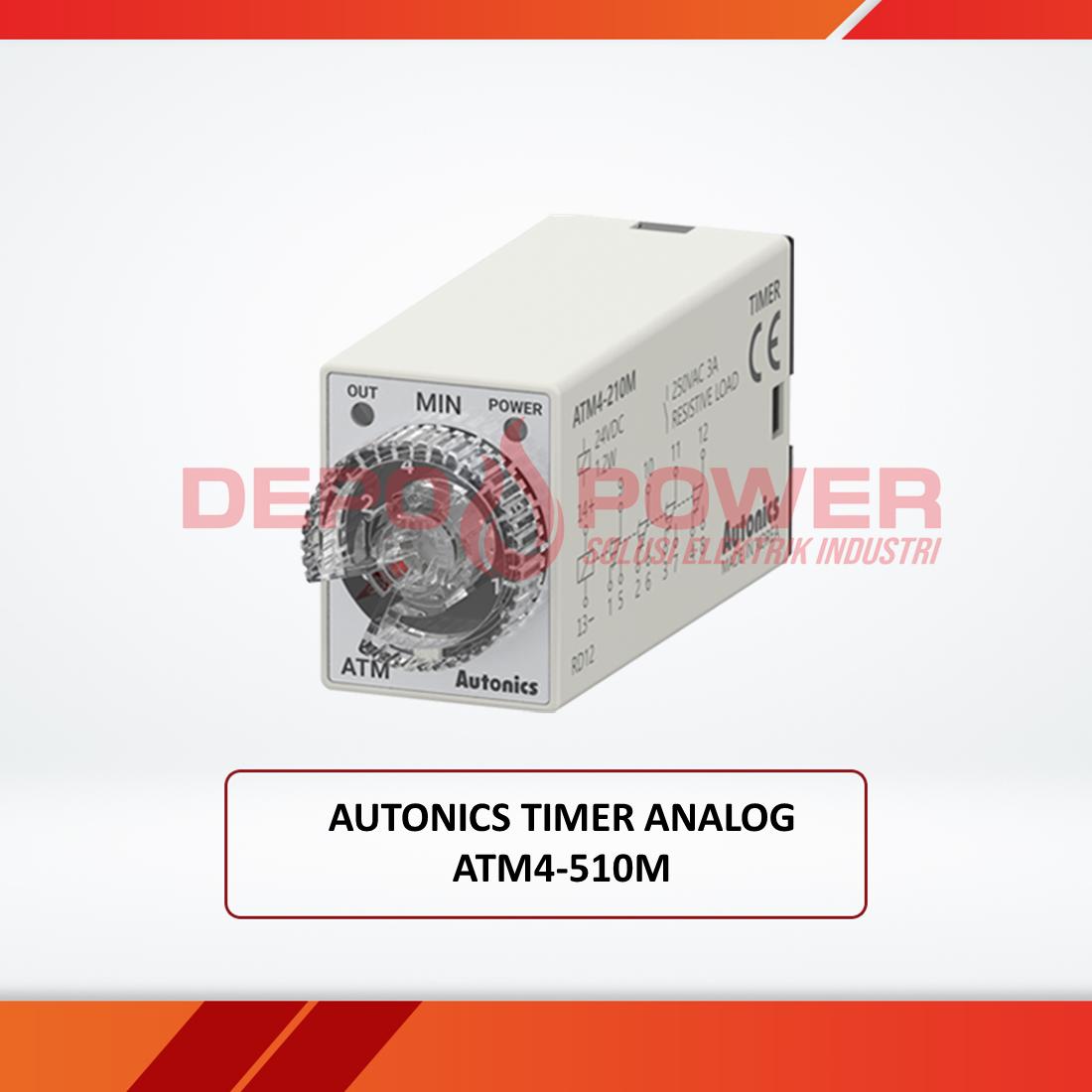 AUTONICS TIMER ANALOG ATM4-510M