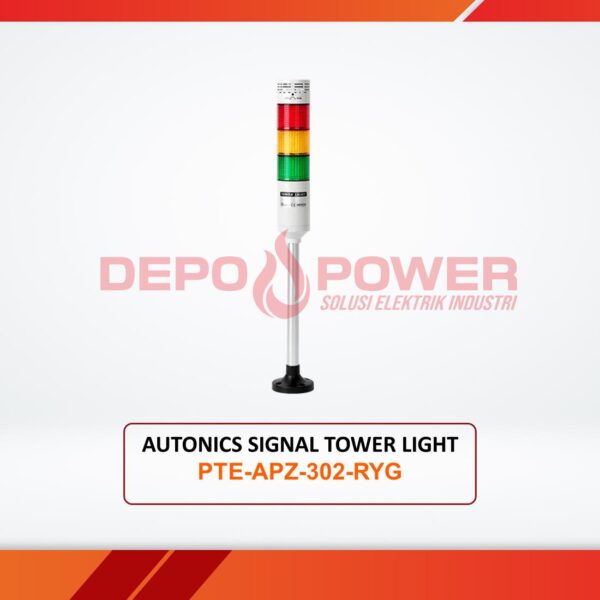 AUTONICS SIGNAL TOWER LIGHT PTE-APZ-302-RYG